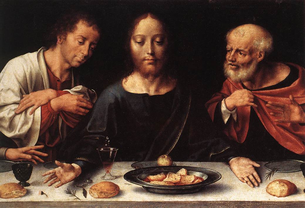 CLEVE, Joos van Altarpiece of the Lamentation (detail) fhfgj